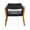 Soho - Transitional Style Outdoor Club Chair (Set of 2) With Cushions - Teak - Image 10