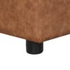 Twin Size Folding Ottoman Sleeper Bed With Mattress Convertible Guest Bed - Brown - Image 17