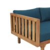 Claremont - 3 Seater Daybed Acacia Wood Water Resistant Cushions - Teak - Image 13