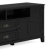 Burlington - TV Media Stand - Black - Image 10