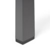 Contemporary Cape Coral Side Table With Frosted Glass Top - Gray - Image 12