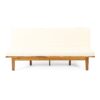 Outdoor Elegance Daybed With Convertible Design Cushion Frame - Beige - Image 3