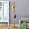 Modern Stainless Steel Spray Painted Hanger With Reinforcement 72" Raised Design Optional - Gold - Image 5