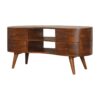 Wave Entertainment Unit - Chestnut - Image 3