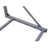 Wall-Mounted Folding Tire Storage, 30.5 To 50.5" Wide, Supports 300 Pounds - Silver - Image 7