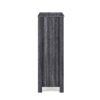 Titeca - Contemporary Wood 5 Drawer Dresser - Dark Gray - Image 9