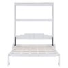 Queen Size Murphy Space Saving Wall Bed With Cushion - White - Image 5
