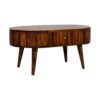 Stripe Coffee Table - Chestnut - Image 2