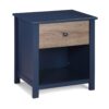 Connelly - Nightstand - Midnight Blue / Vintage Walnut - Image 2