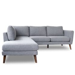 Benson - Sectional Sofa Left Facing Chaise - Gray
