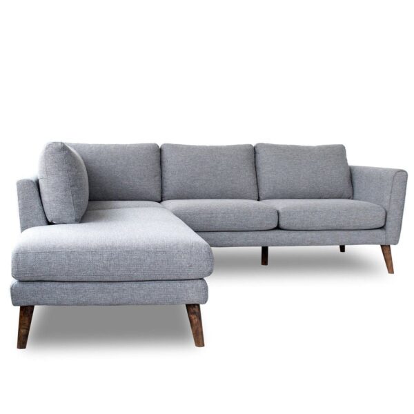 Benson - Sectional Sofa Left Facing Chaise - Gray