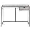 Computer Desk For Home Office, Laptop, Storage Drawer, Contemporary & Modern - Gray - Image 2