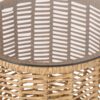Arias - Boho Side Table With Tempered Glass Top - Light Brown - Image 10