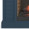 Washington - Fireplace With Mantel - Blue Denim, Whiskey - Image 3