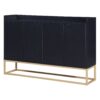 Modern Sideboard Elegant Buffet Cabinet With Large Storage Space For Dining Room, Entryway - Black - Image 8