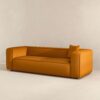 Marshall - Modern Boucle Sofa - Dark Yellow - Image 3