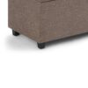 Darcy - Storage Ottoman Bench - Fawn Brown - Image 4