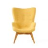 Mid Century Modern Arm Chairs For Living Room - Yellow - Image 4