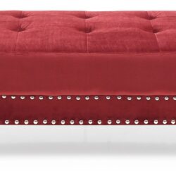 Ottoman For Contemporary Homes - Cherry