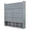 Full Size Murphy Wall Bed With Top Cabinets Space Saving - Gray - Image 14