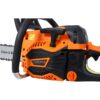 62Cc Gas Powered Chainsaw 2 Cycle Handheld Cordless Chain Saw Aluminium 18" And 20" Guide Bar - Orange - Image 20