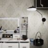 40.95" Newly Designed Smart Mirror Dressing Table With Drawers And Storage Cabinet, Dressing Table With Dressing Pad For Bedroom, Dressing Room - White - Image 4
