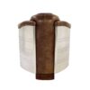 Brancaster - Grain Leather Chair - Brown - Image 6