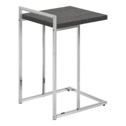 Accent Table C - Shaped, Stylish Appearance - Gray