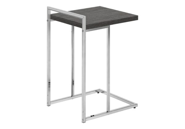 Accent Table C - Shaped, Stylish Appearance - Gray