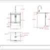 Reed - Deluxe Laundry Cabinet With Pull-Out Faucet And Stainless Steel Sink - White - Image 9