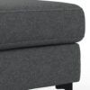 Ava - Mid Century Sofa With Ottoman Set - Dark Gray - Image 11