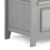 Amherst - Entryway Storage Bench - Fog Gray - Image 6