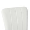 Modern Dining Chair (Set of 4), Cloth Upholstered, Electroplated Metal Legs, Versatile For Home Use - White - Image 5