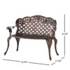 Lucia - Outdoor Garden Bench - Copper - Image 3