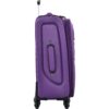 Softside Luggage Expandable 3 Piece Set Suitcase Upright Spinner Softshell Lightweight Luggage Travel Set - Purple - Image 14