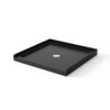 36" X 36" Shower Base 3.5" Height Anti - Slip Acrylic Center Drain Single Threshold Shower Base - Slate Black - Image 7