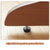 2 Piece Modern Farmhouse Living Room Coffee Table Set, Stylish And Elegant Nesting Round Wooden Table, Side End Table Set For Living Room - Brown - Image 11