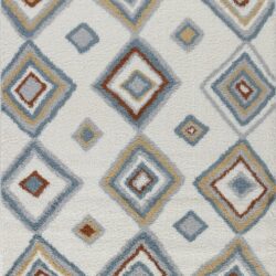 Loft Shag - 5' 3" X 7' Shaggy Area Rug - Ivory - Polypropylene
