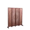 Panel Solid Wood Folding Room Divider - Brown - Image 17