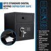 0 72 Cu Ft Keypad Depository Safe - Black - Image 13