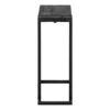 Accent Table, C - Shaped, Contemporary, Versatile Use - Black - Image 3