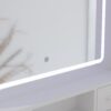 40.95" Newly Designed Smart Mirror Dressing Table With Drawers And Storage Cabinet, Dressing Table With Dressing Pad For Bedroom, Dressing Room - White - Image 2