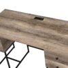 Desirre - Wirting Desk With USB Port - Oak - Image 4