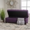 Juliana - Storage Ottoman - Purple - Image 7
