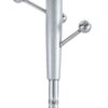 Modern Stainless Steel Spray Painted Hanger With Reinforcement 72" Raised Design Optional - Silver - Image 9
