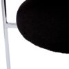 Contemporary Upholstered Armchair Dining Chairs With Metal Legs (Set of 2) - Black - Image 14