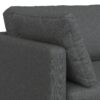 Ava - Mid Century Sofa With Ottoman Set - Dark Gray - Image 9