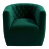 Delaney - Swivel Stylish Chair - Green - Image 2