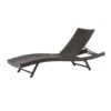 Kauai - Modern Style Wicker Chaise Lounge - Brown Multi - Image 12