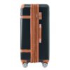Hardshell Luggage Sets 3 Piece Double Spinner 8 Wheels Suitcase With Tsa Lock Lightweight 20''24''28'' - Black - Image 14
